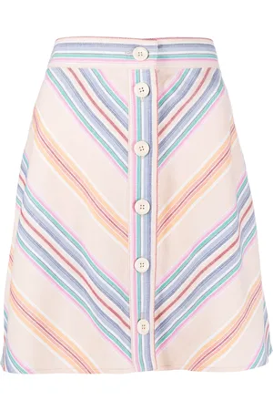 See by Chloé Striped mini skirt
