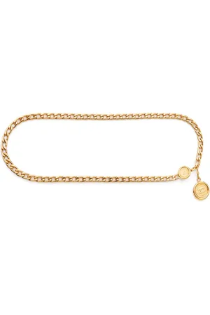 CHANEL 1980s CC chain belt