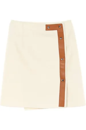 Hermès 2010s cashmere skirt