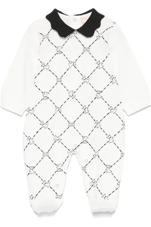 Elisabetta Franchi Logo-embroidered pajamas