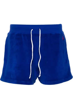 Ralph Lauren Pony-embroidered towelling mini shorts