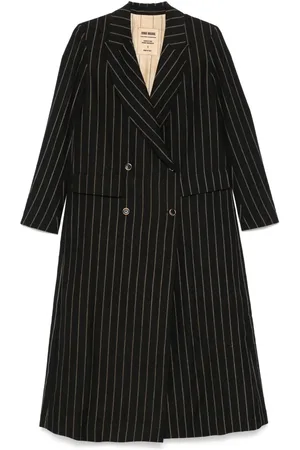 UMA WANG Striped coat