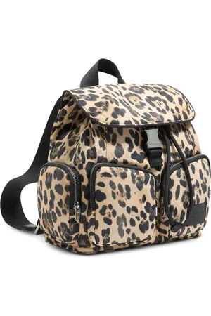 Bimba y Lola Medium leopard-print backpack