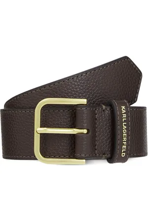 Karl Lagerfeld K/Essential leather belt