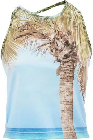 J.W.Anderson Printed halterneck top