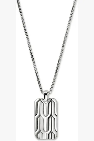 John Hardy Icon 50 Tag necklace