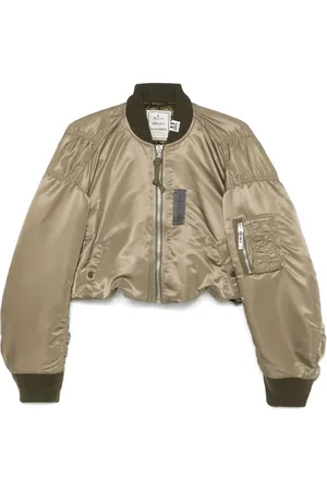 Maison Mihara Yasuhiro Cropped bomber jacket