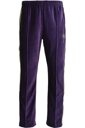 Pins & Needles Side-stripe velour track pants