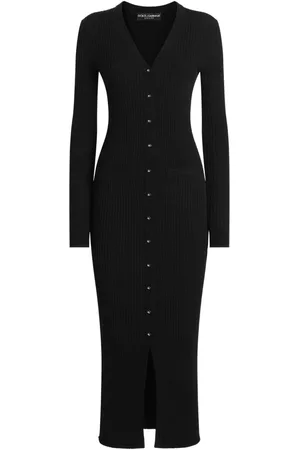 Dolce & Gabbana Ribbed wool dress