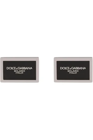 Dolce & Gabbana Logo-plaque cufflinks