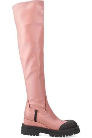Premiata 40mm leather thigh-high boots