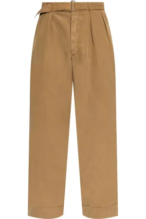 OFFICINE GENERALE Belted trousers