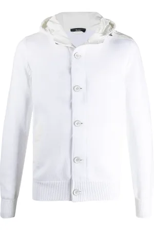 HERNO Fine-knit hooded cardigan