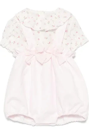 LA STUPENDERIA Floral-print shorts set