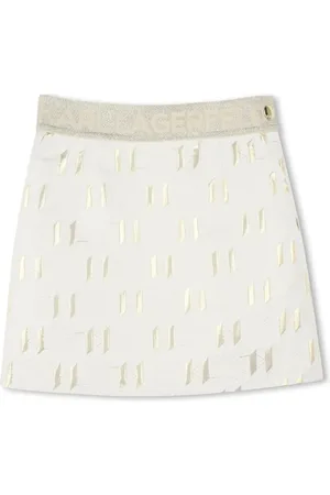 Karl Lagerfeld Monogram-jacquard mini skirt