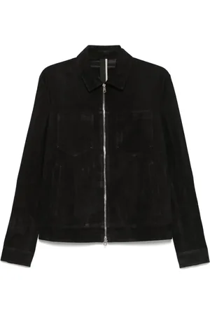 LOW BRAND Suede shirt jacket