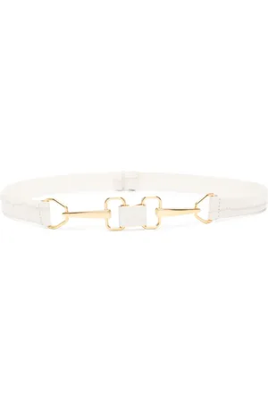 Maje Crocodile-embossed belt
