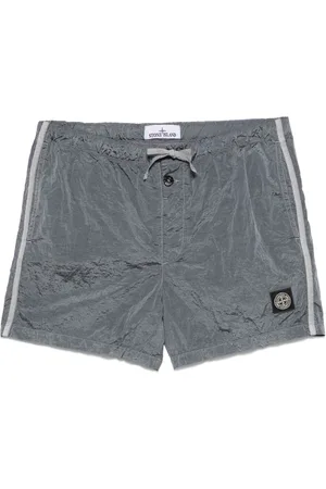 Stone Island Compass-patch swim shorts