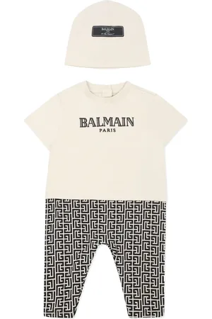 Balmain Logo-print babygrow set