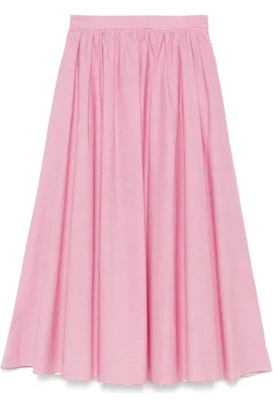 Manuel Ritz Striped midi skirt