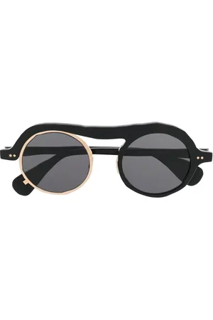 MASAHIROMARUYAMA Two-tone round-frame sunglasses