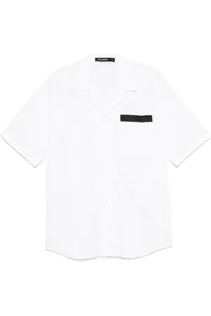 Karl Lagerfeld Logo-plaque shirt