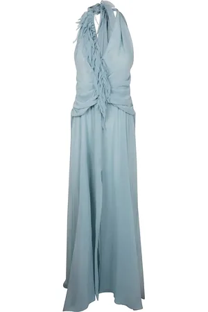BLUMARINE Halterneck maxi dress