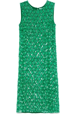 P.A.R.O.S.H. Sequinned midi dress
