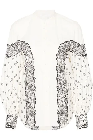 Chloé Graphic-print cotton shirt