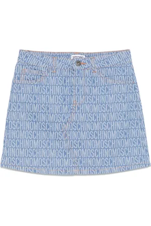 Moschino Logo-jacquard skirt