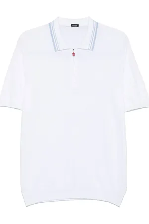 Kiton Textured polo shirt