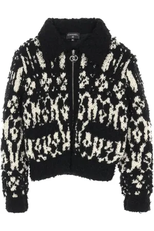 CHANEL 1986-1988 knitted jacket