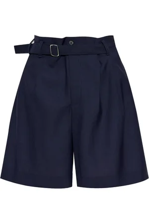 Jacquemus Pleated belted shorts