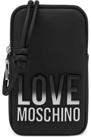 Moschino Logo-lettering phone case