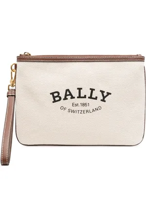 Bally Certhe logo-print clutch