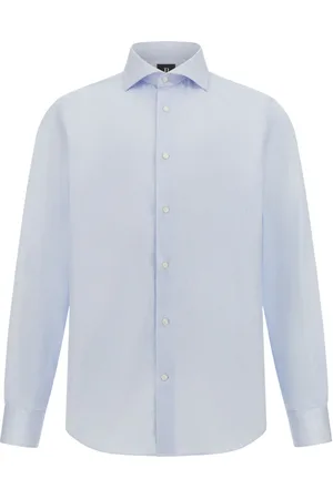 Boggi Milano Striped poplin shirt