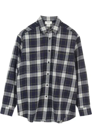 Céline 2010s checked flannel shirt