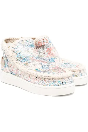 Mou Paillette-embellished slip-on sneakers