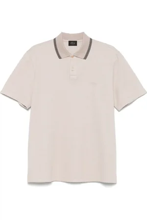 BRIONI Logo-embroidered polo shirt