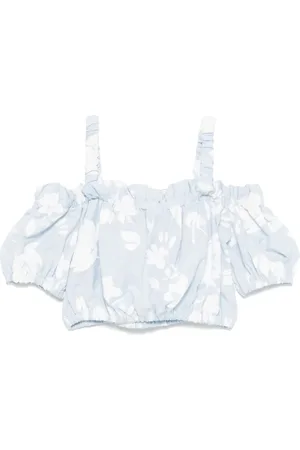 MISS GRANT Floral-print blouse