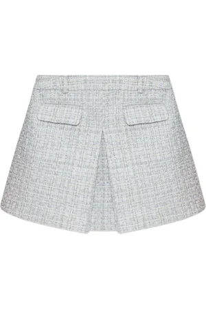 Self-Portrait Tweed mini skirt