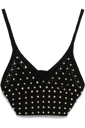 FORTE FORTE Crystal-embellished top