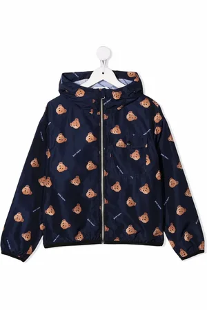 Palm Angels Bear-motif windbreaker