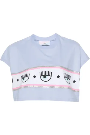 Chiara Ferragni Maxi Logomania cropped T-shirt