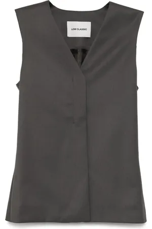 Low Classic Waist point wool vest