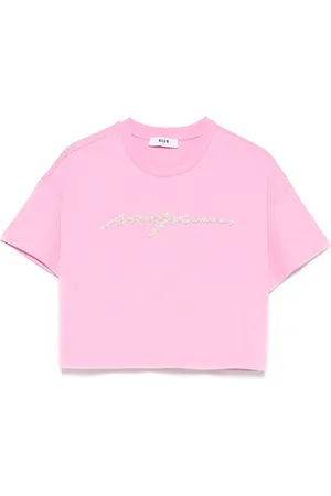 Msgm Logo-embellished T-shirt