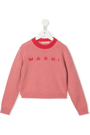 Marni Logo-print crew-neck jumper