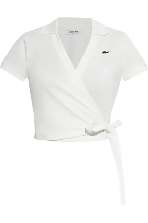 Lacoste Wrap-style polo top
