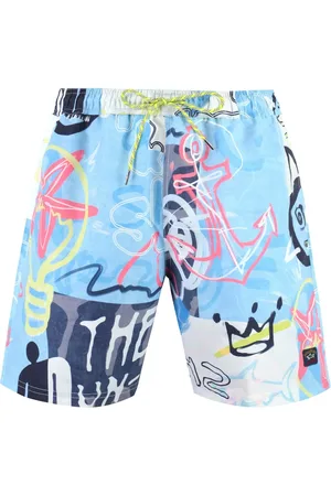 Paul & Shark Printed swim shorts