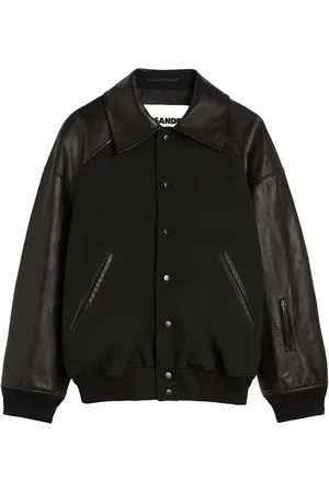 Jil Sander Panelled leather jacket